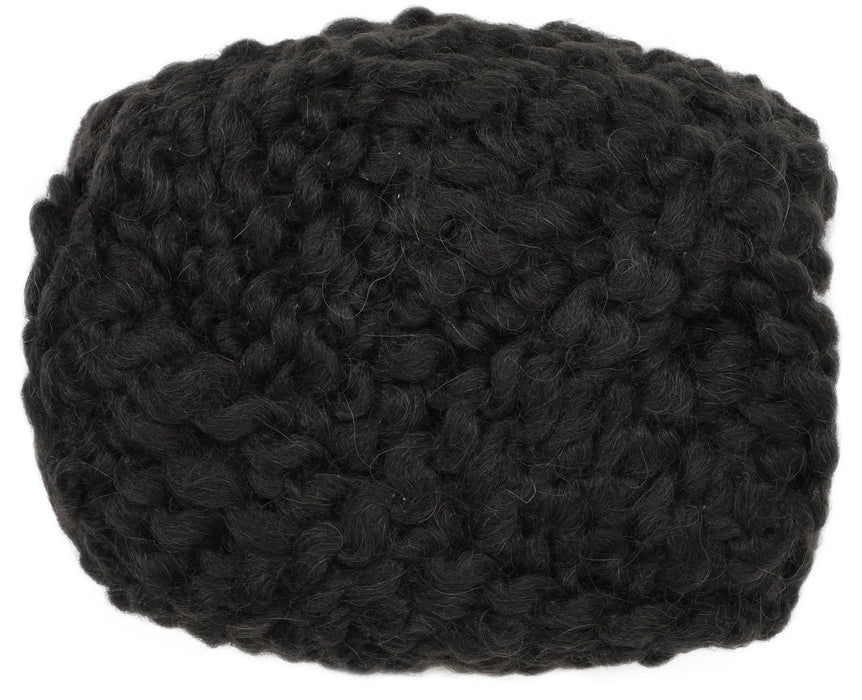 Hamananaka Real Wool Felt Flocking Curls 30g Ivory Black H440-005-526 Wavy Wool_1