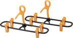Sawafuji Jeans Pants Hanger Set of 2 pieces Black / Orange GP-36 12.3x36xH20.5cm_1