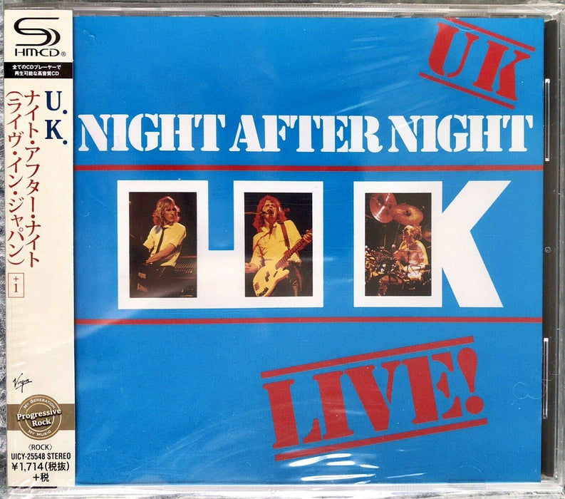 [SHM-CD] Night After Night Limited Edition U.K. UICY-25548 Progressive Rock Live_1