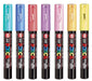Uni POSCA Extra-Fine Marker Pen 7-Natural-Color Set PC1M7C NEW from Japan_2