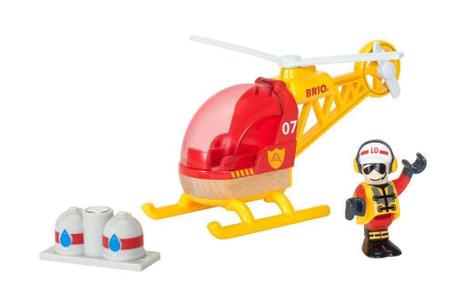 BRIO Rescue Helicopter 33797 Shock-resistance Wooden Action Figure Ages. 3+ NEW_2