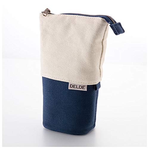 Sun-Star Stationery pen case DELDE Natural Blue S1409573 W130xH180xD58mm NEW_2