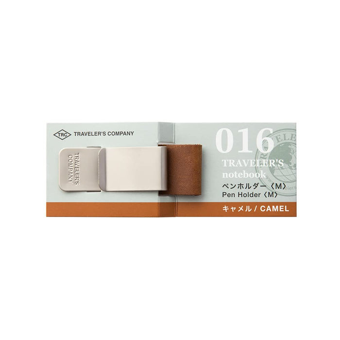 DESIGNPHIL Midori 14367006 Traveler's Notebook Pen Holder M Camel 14367006 NEW_1
