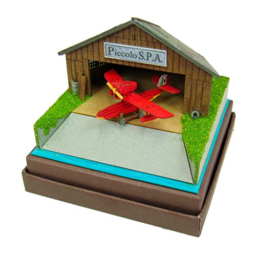 Sankei Studio Ghibli mini Porco Rosso Piccolo and Savoia Papercraft MP07-25 NEW_3