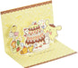 SANRIO Birthday Card Pop-up Pompompurin L257 Paper 17.2x12.5x1cm 388866 NEW_1