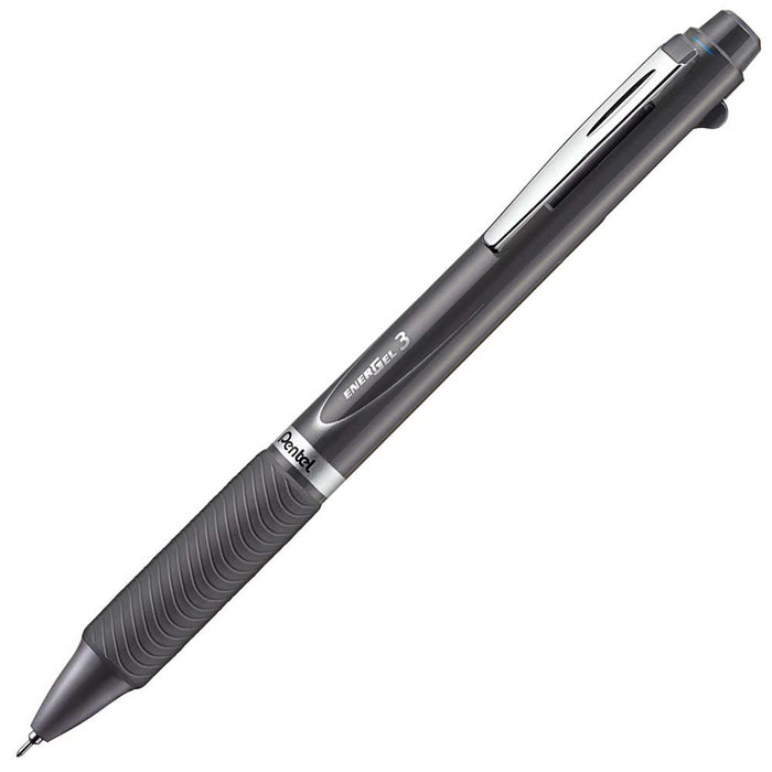 Pentel Multicolor Ballpoint Pen Energel 3 Colors Dark Gray Axis XBLC35N NEW_1
