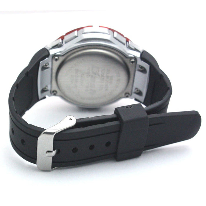 ALIAS Watch Digital Dash Solar Men's Red Black Urethane Band AD06717-SOL-11 NEW_3