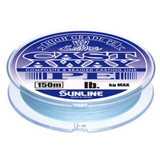 Sunline PE Line Saltimate Castaway PE 150m 20lb 8.8kg Purple Blue 8 Braid Line_1