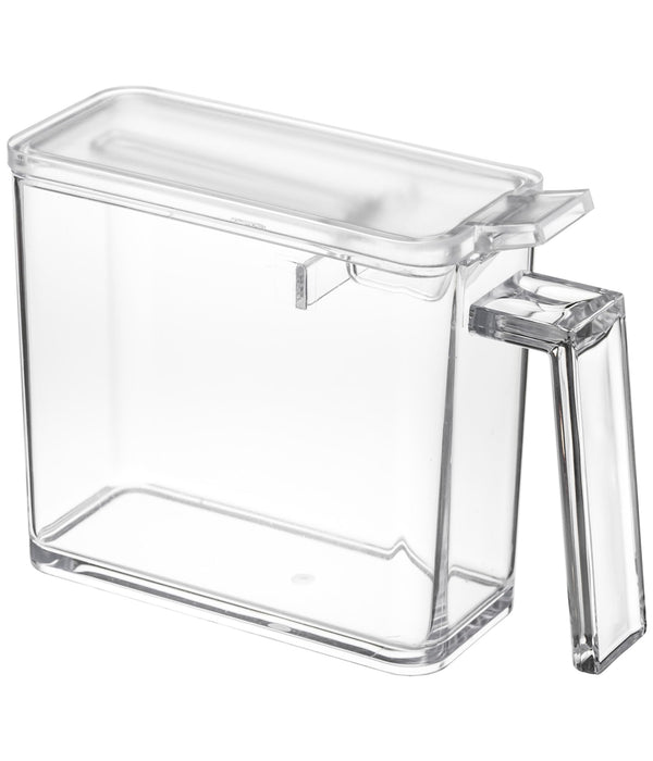 Yamazaki seasoning stocker Tower S size Clear White 2867 W5.5xD15xH11cm NEW_1