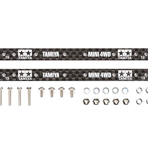 TAMIYA 15497-000 Mini 4WD HG Carbon Reinforcing Plate for 13/19mm Roller (1.5mm)_4