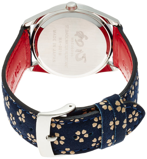 WACOCORO Watch WA-001M-J Blue Men's Leather Band Made in Japan Japan Style NEW_2