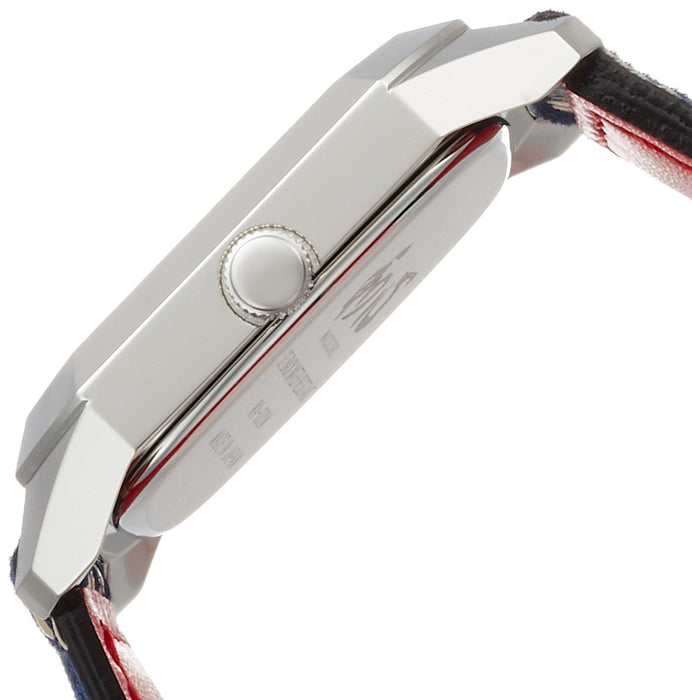 WACOCORO Watch WA-002M-J Men's Blue Leather Band Silver Brass Case Made in Japan_3