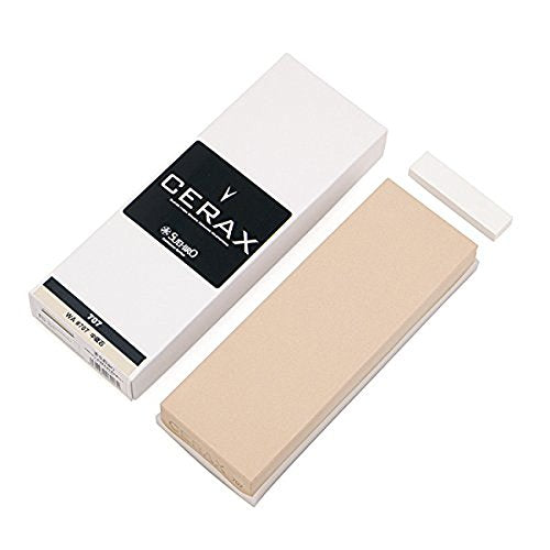 Suehiro CERAX soaking whetstone Medium coarse #700 707 with Rubber Frame NEW_1