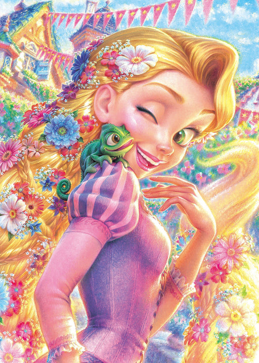 Tenyo 500 Piece Jigsaw Puzzle Tangled Rapunzel & Pascal (35x49cm) D-500-468 NEW_1