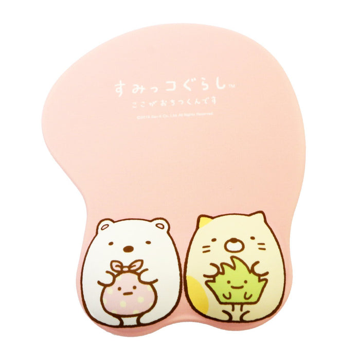 Hatakeyamashoji 3D Mouse Pad Sumikko Gurashi Pink 52694730 22x27cm Soft Touch_1