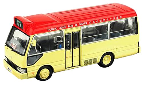 Tiny City ATC43020 1/43 Toyota Coaster Minibus Red Diecast Miniature Car NEW_1
