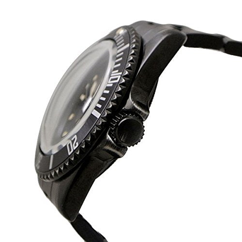 VAGUE WATCH Co. Watch BLK SUB military with nylon band Black BS-L-001-SB NEW_3