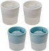 Like-it ice ball maker set of 4 White & Blue 7.5x7.5cm STK-06L Made in Japan NEW_1