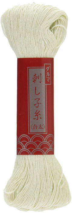 Yokota Sashiko Thread JUMBO Skein 100m #102 Natural Color 01-2111 Cotton NEW_1