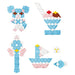 Yoshiritsu LaQ Sweet Collection Mini Sky Blue Plastic Puzzle Block ‎L003515 NEW_3