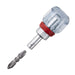 VESSEL Ratchet Stubby Screwdriver No.TD-6700W-23 Ph No.2/No.3 Double Head NEW_1