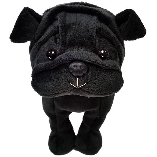 BESTEVER Premium Puppy black pug Plush Doll 16x18x10cm Polyester ‎53042 NEW_1