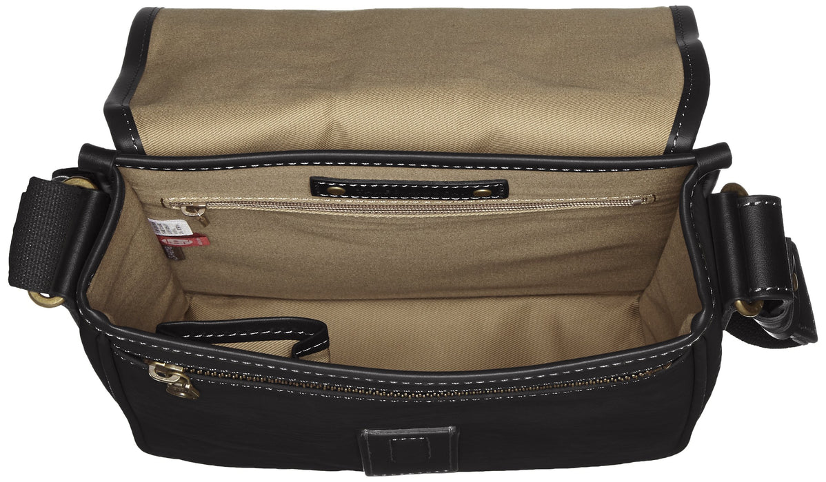 Takeokikuchi Shoulder bag Mini size Clapton Kuro 125101 H26xW22xD8cm 150cm Strap_5