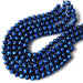 GOLD STONE Okinawa Firefly glass blue series beads 12mm x L40cm Made in Japan_1