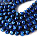 GOLD STONE Okinawa Firefly glass blue series beads 12mm x L40cm Made in Japan_2