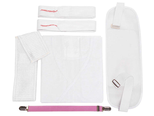 Yukata Accessories Set of 6 Instructions on how to wear it included Pink Label_1