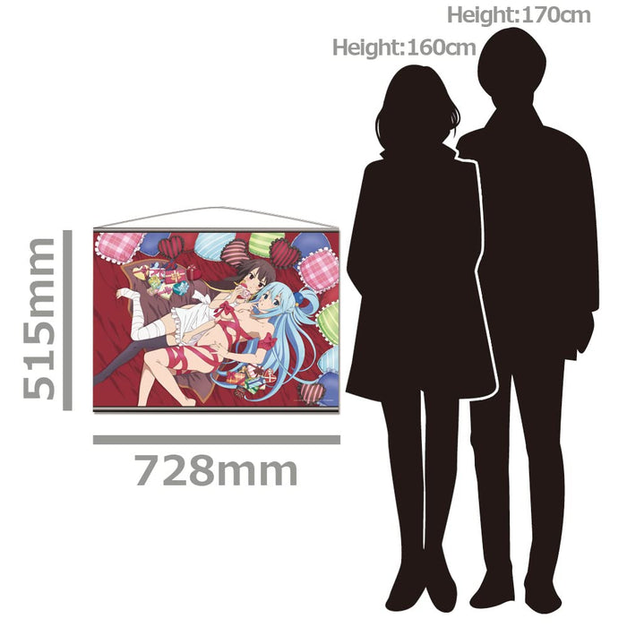 azumaker Konosuba B2 Tapestry Wall Scroll Poster Aqua Megumin 728mm Anime toy_3