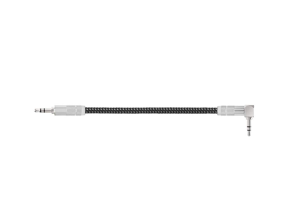Oyaide Stereo Mini Plug L Type 8cm HPSC-LS AUX Portable Audio Cable Silver NEW_1