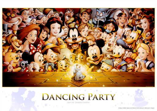 Tenyo 300-Piece Disney Dancing Party Jigsaw Puzzle (30.5x43cm) D-300-284 NEW_1