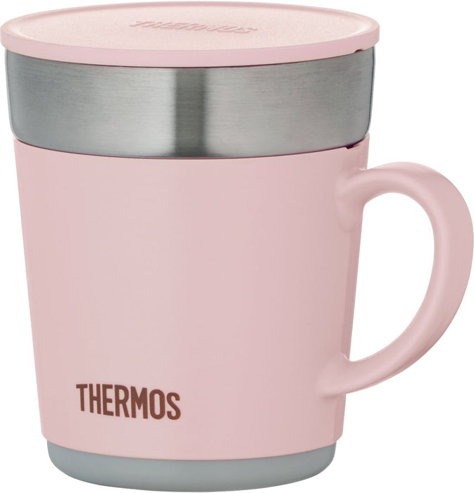 Thermos JDC-241 LP Heat Insulation Mug 240ml Light Pink Stainless Steel NEW_1