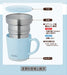 Thermos Heat Insulation Mug 350ml Light Blue JDC-351LB Stainless Steel with Lid_4