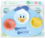 Donald Duck Disney Baby Feeding Tray plate with fork spoon Blue Microwave Safe_2