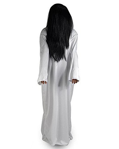 Sadako Ogre Costume Halloween Ghost Cosplay Costume Horror Happy-Online white_1