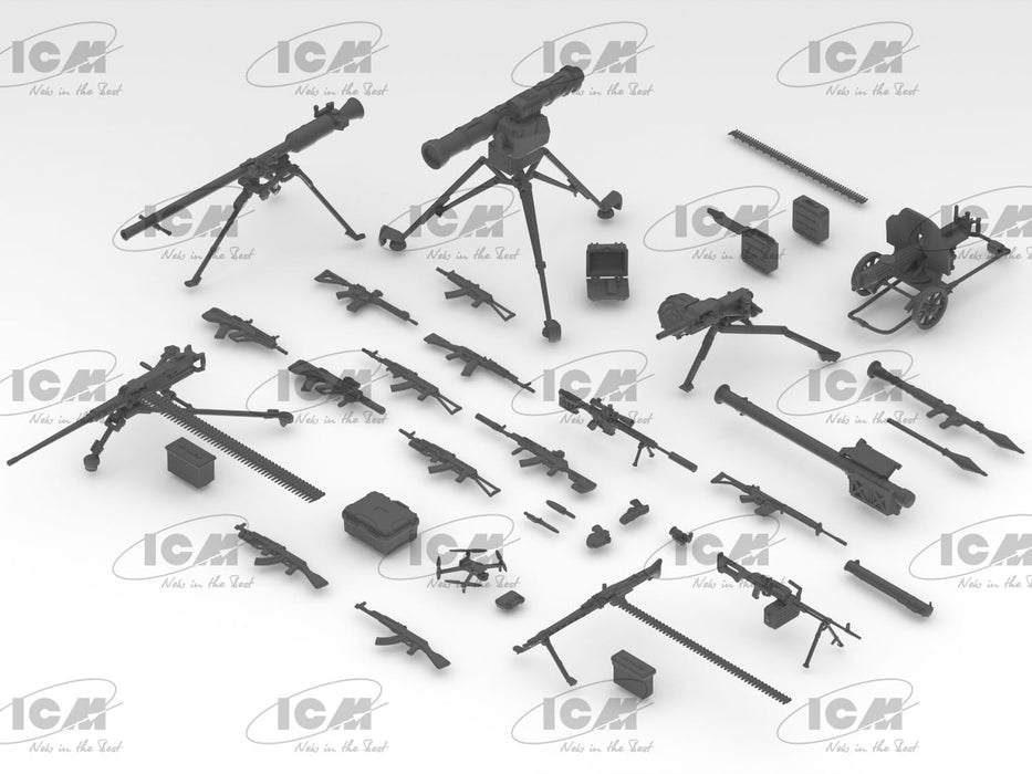 ICM 1/35 Infantry weapons and chevrons Armed Forces of Ukraine Model Kit 35749_2