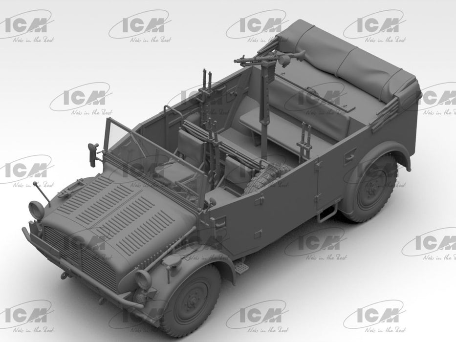ICM 1/35 Kfz.70 with MG 34 WWII German military vehicle Model Kit 35502 NEW_2