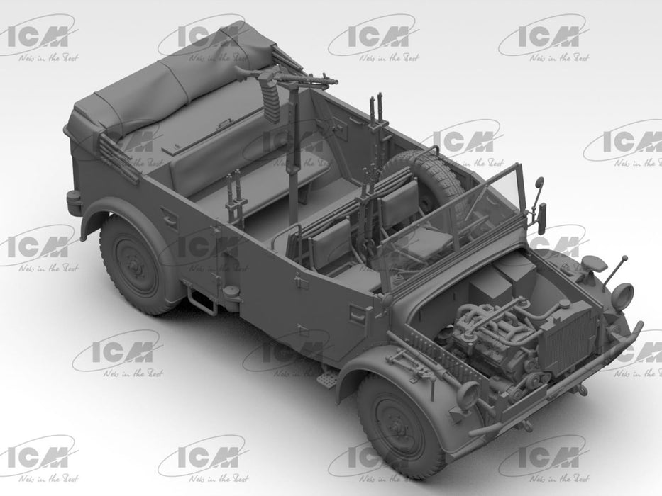 ICM 1/35 Kfz.70 with MG 34 WWII German military vehicle Model Kit 35502 NEW_3
