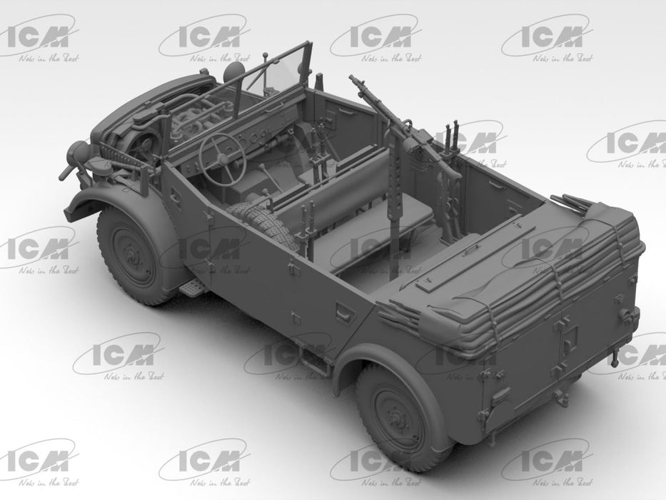 ICM 1/35 Kfz.70 with MG 34 WWII German military vehicle Model Kit 35502 NEW_5