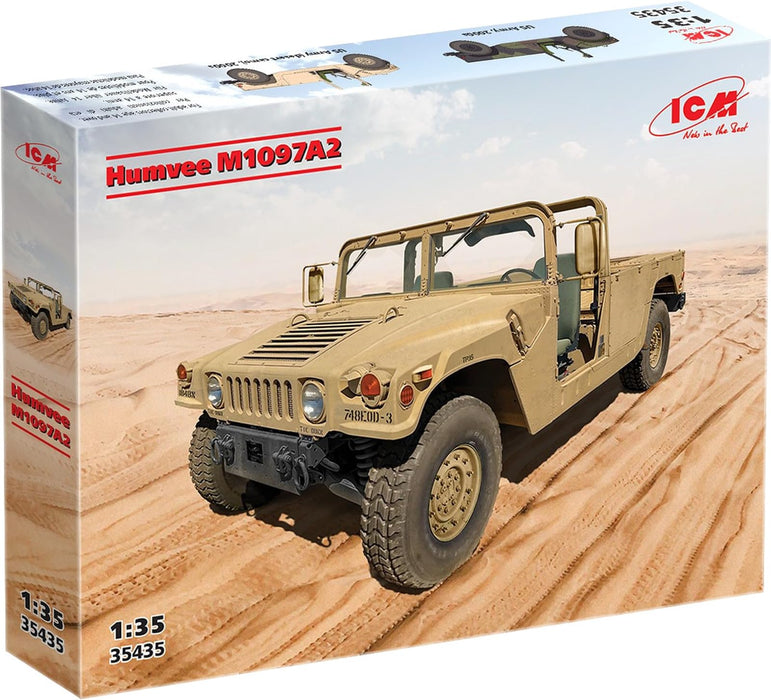 ICM 1/35 America Humvee M1097A2 Plastic Model Kit ICM35435 with 2 decal NEW_1
