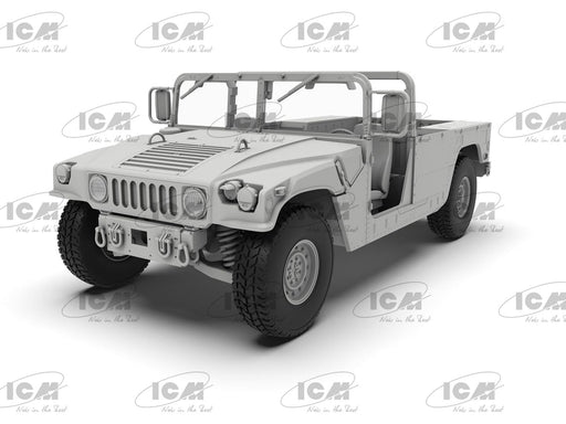 ICM 1/35 America Humvee M1097A2 Plastic Model Kit ICM35435 with 2 decal NEW_2