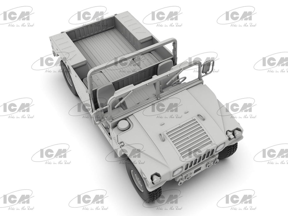 ICM 1/35 America Humvee M1097A2 Plastic Model Kit ICM35435 with 2 decal NEW_4