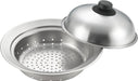 Yoshikawa Steamer on pot dome type 20-22cm stainless steel YJ2302 Made in Japan_1