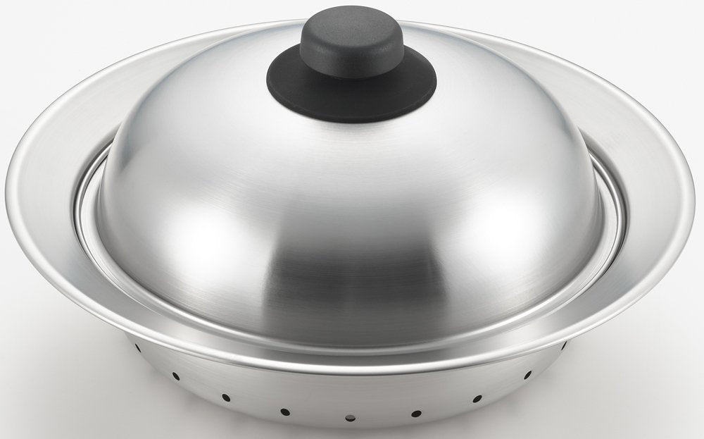 Yoshikawa Steamer on pot dome type 20-22cm stainless steel YJ2302 Made in Japan_2