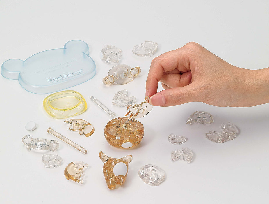 BEVERLY 39-Piece Crystal Puzzle Rilakkuma & Korilakkuma Plastic 3D Puzzle ‎50212_4