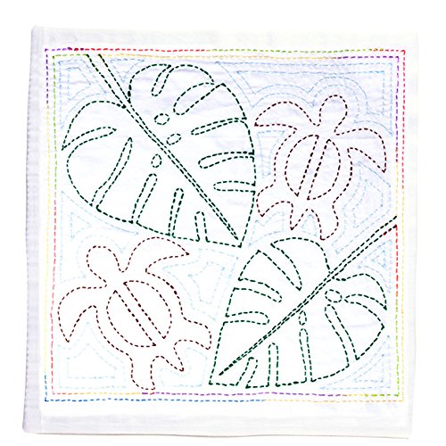 TULIP Embroidery Kit Sashiko SASHIKO WORLD Hawaii Honu KSW-004 Thred, Needle NEW_1