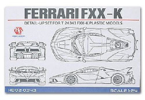Hobby Design 1/24 Ferrari FXX-K Detail Upset for Tamiya HD02-0343 Model Parts_1