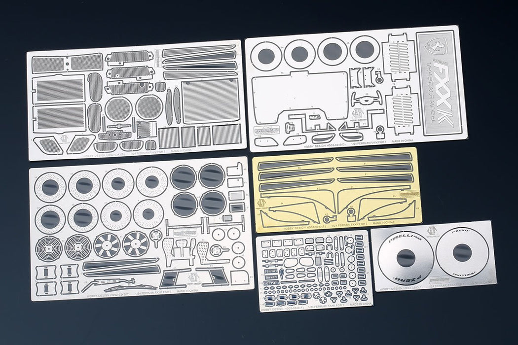 Hobby Design 1/24 Ferrari FXX-K Detail Upset for Tamiya HD02-0343 Model Parts_3